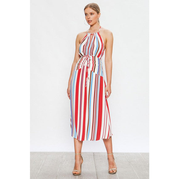 Striped Midi Dress - Style Envy Boutique