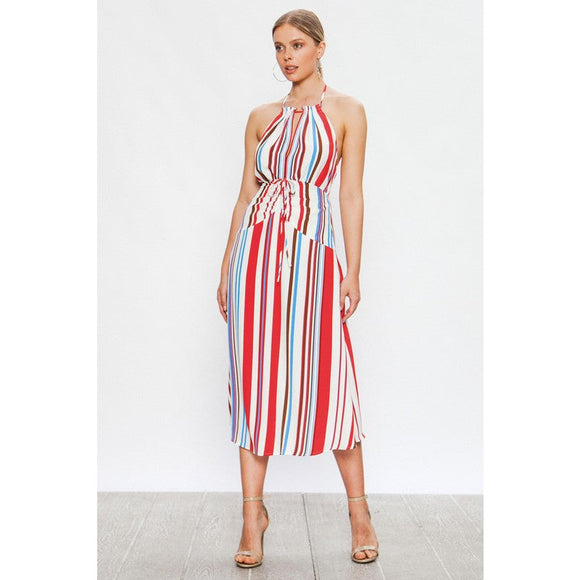Striped Midi Dress - Style Envy Boutique
