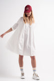 Classic White Shirt Dress
