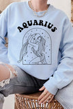 AQUARIUS ZODIAC GRAPHIC SWEATSHIRT