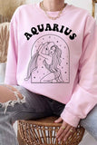 AQUARIUS ZODIAC GRAPHIC SWEATSHIRT