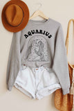 AQUARIUS ZODIAC GRAPHIC SWEATSHIRT