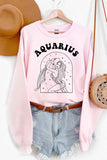 AQUARIUS ZODIAC GRAPHIC SWEATSHIRT