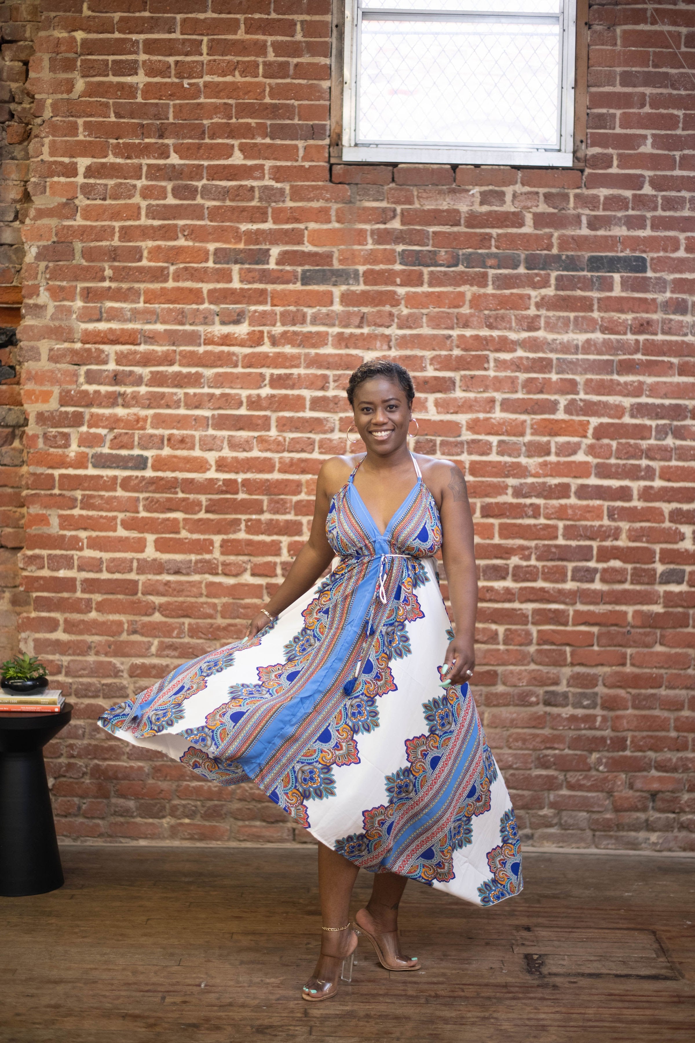 ドレス Original paisley pattern dress Paisley Blue Dress | Style Envy – Style Envy Boutique