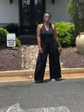 Black Halter Jumpsuit