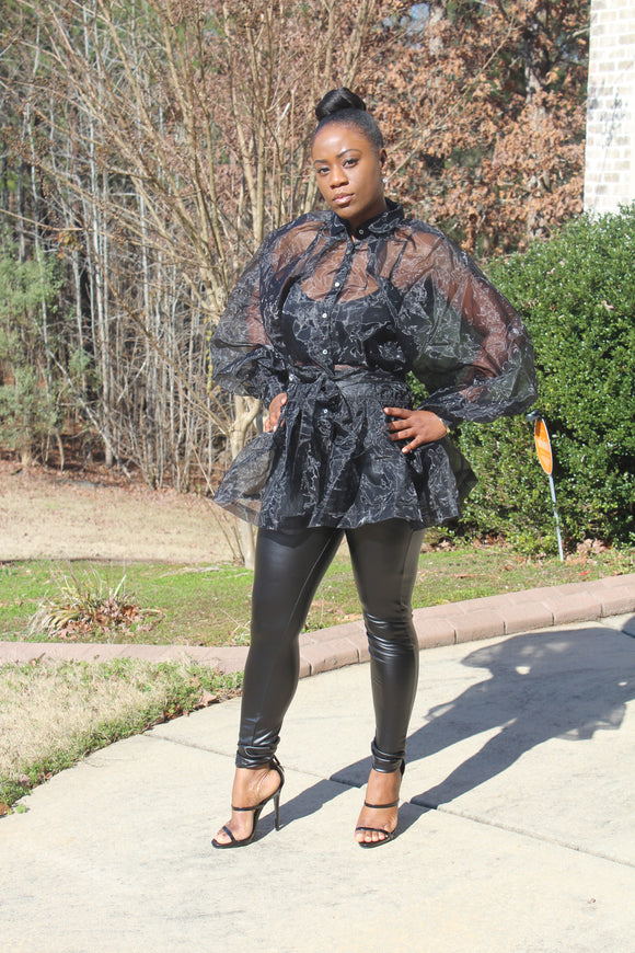Show Stopper Sheer Top - Style Envy Boutique