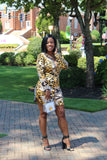 Teah Animal Print Dress