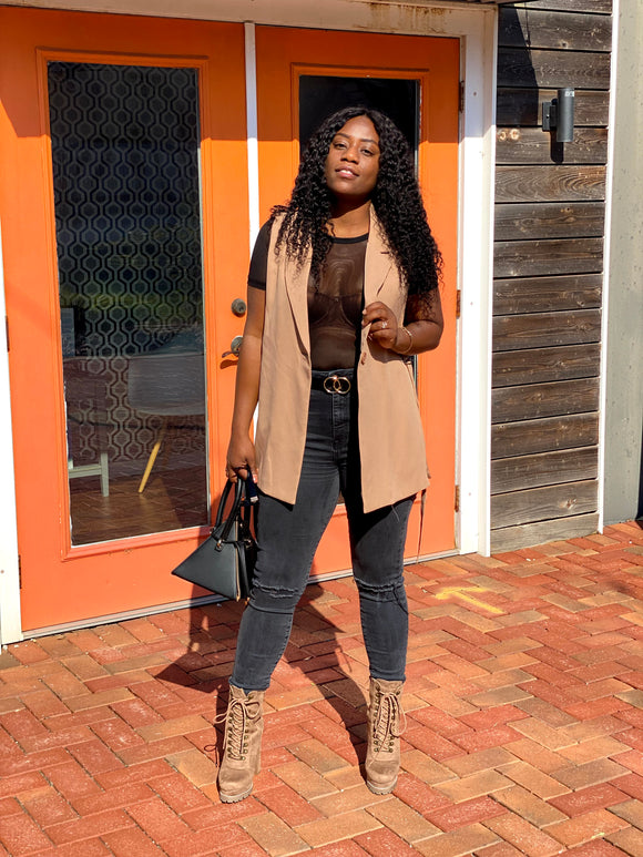Khaki clearance vest outfit