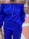 Royal Blue Jumpsuit
