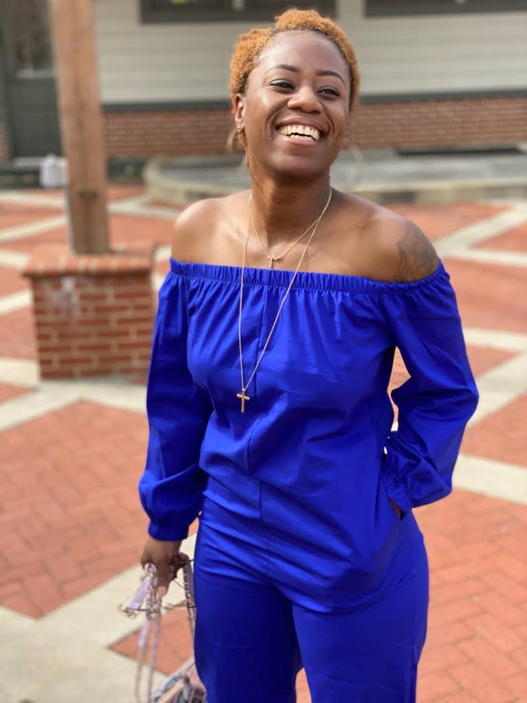 Royal blue rompers outlet